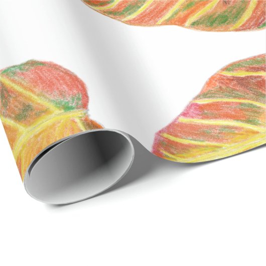 Schöne Buche im Herbst Geschenkpapier (Rolleneckpunkt)