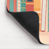 Schöne Buchrücken Mousepad (Ecke)
