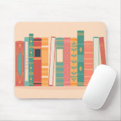 Schöne Buchrücken Mousepad (Mit Mouse)