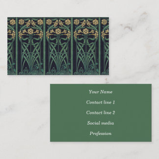 Schöne Buchrückenrufkarte Visitenkarte