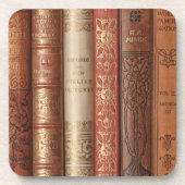 Schöne Buchstäbchen (beige) Getränkeuntersetzer (Vorderseite)