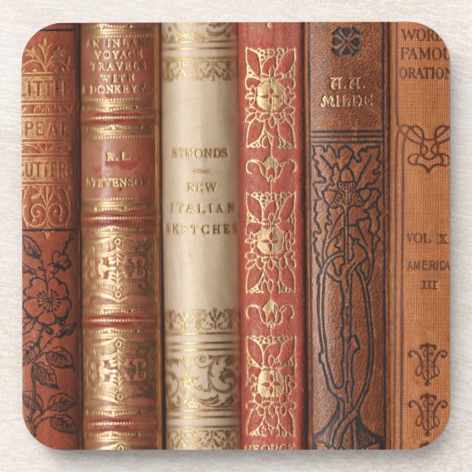 Schöne Buchstäbchen (beige) Getränkeuntersetzer (Vorderseite)