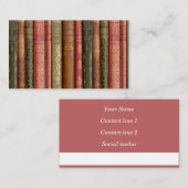 Schöne Buchstäbchen (Biene) Calling Card Visitenkarte (Vorne/Hinten)