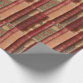 Schöne Buchstäbchen Geschenkpapier (Ecke)