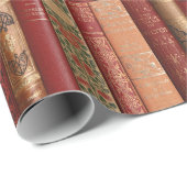 Schöne Buchstäbchen Geschenkpapier (Rolleneckpunkt)