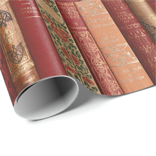 Schöne Buchstäbchen Geschenkpapier (Rolleneckpunkt)