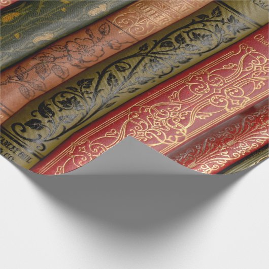 Schöne Buchstäbchen Geschenkpapier (Ecke)