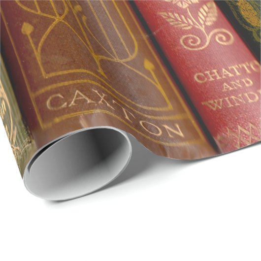 Schöne Buchstäbchen Geschenkpapier (Rolleneckpunkt)