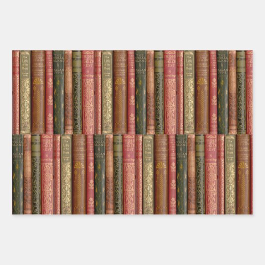 Schöne Buchstäbchen Geschenkpapier Set (Vorderseite 2)