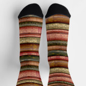 Schöne Buchstäbchen (Leben der Biene) Socken (Oben)