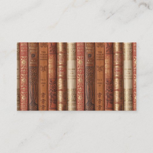 Schöne Buchstäbchen mit Visitenkarte (Vorderseite)