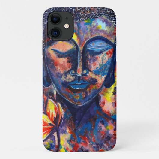 Schöne Buddha Original Abstrakte Kunstwerke Case-Mate iPhone Hülle (Rückseite)