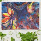 Schöne Buddha Original Abstrakte Kunstwerke Geschirrtuch (Gefaltet)