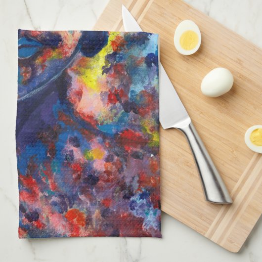 Schöne Buddha Original Abstrakte Kunstwerke Geschirrtuch (Viertel Falte)