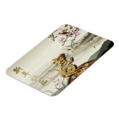 Schöne bukolische Szene Chines Rat Jahr 2020 F Mag Magnet (Linke Seite)