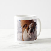 Schöne Bulldog-Tasse Kaffeetasse (VorderseiteRechts)