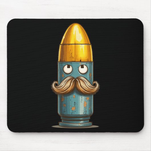 Schöne Bullet-Suche für Munition und Pistole Mousepad (Vorne)