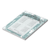 Schöne Bunco-Karte/Blatt Notizblock (Rotiert)