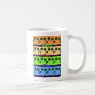 Schöne bunt Eat Liebe Spieltext Blumenstrauß Pop Kaffeetasse