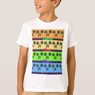 Schöne bunt Eat Liebe Spieltext Blumenstrauß Pop T-Shirt