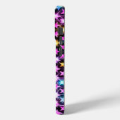 schöne bunt lila glänzende Sterne Case-Mate iPhone Hülle (Rückseite / Links)