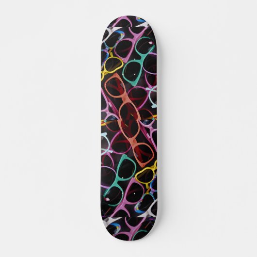 Schöne bunte Sonnenbrille Skateboard (Vorne)