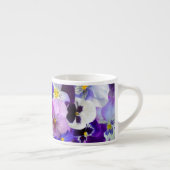 Schöne bunte Stiefmütterchen-Blumenespresso-Tasse Espressotasse (Rechts)