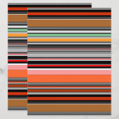 Schöne, bunte Streifen (Vorne/Hinten)