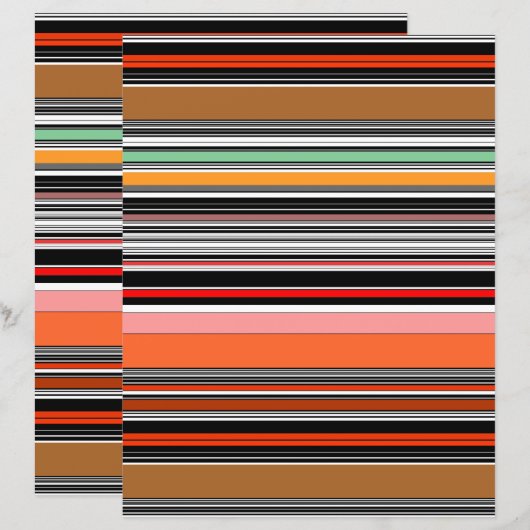 Schöne, bunte Streifen (Vorne/Hinten)