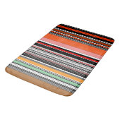 Schöne, bunte Streifen Badematte (Schrägansicht)