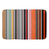 Schöne, bunte Streifen Badematte (Vorderseite)