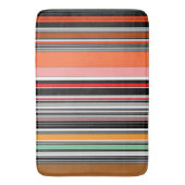 Schöne, bunte Streifen Badematte (Vorderseite Vertikal)