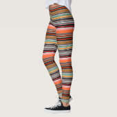 Schöne, bunte Streifen Leggings (Links)