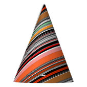 Schöne, bunte Streifen Partyhütchen (Links)