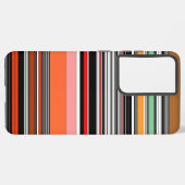 Schöne, bunte Streifen Samsung Galaxy Hülle (Linke Seite)