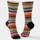 Schöne, bunte Streifen Socken (Gewinkelt)