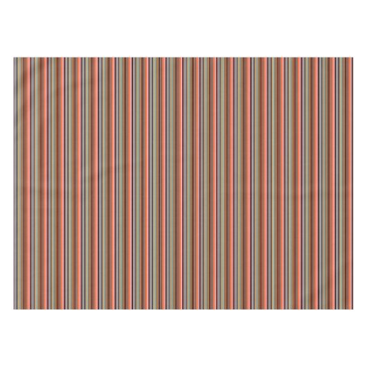 Schöne, bunte Streifen Tischdecke (Vorderseite (Horizontal))