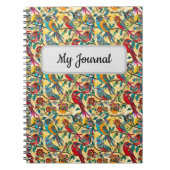 Schöne bunte Vögel Notebook Notizblock (Vorderseite)