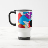 schöne bunte Weihnachtsmuster Reisebecher (Links)