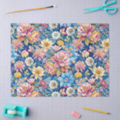Schöne Bunte Wildblumen Muster Decoupage Seidenpapier (Basteln)