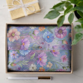Schöne Bunte Wildblumen Muster Decoupage Seidenpapier (Geschenk)