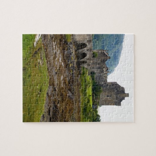 Schöne Burg Eileen Donan im Western Dornie 2 Puzzle (Horizontal)