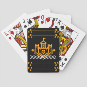 schöne Burg Spielkarten