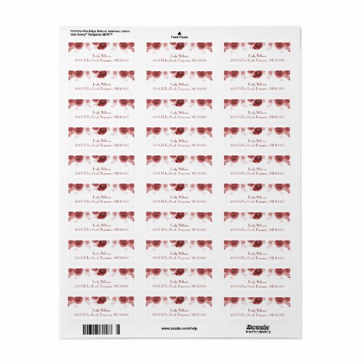 Schöne Burgund-Blume (Vorne)