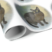 Schöne Burmesin Geschenkpapier (Rolleneckpunkt)