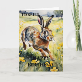 Schöne Buttercups Geburtstagskarte (editierbar) Feiertagskarte