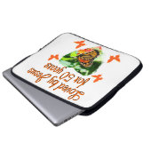 SCHÖNE BUTTERFLY 50. GEBURTSTAG-DESIGN LAPTOPSCHUTZHÜLLE (Vorne Knopf)