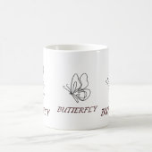 Schöne Butterfly Art Tasse (Mittel)