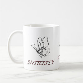 Schöne Butterfly Art Tasse