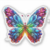 Schöne Butterfly Aufkleber (Vorderseite)